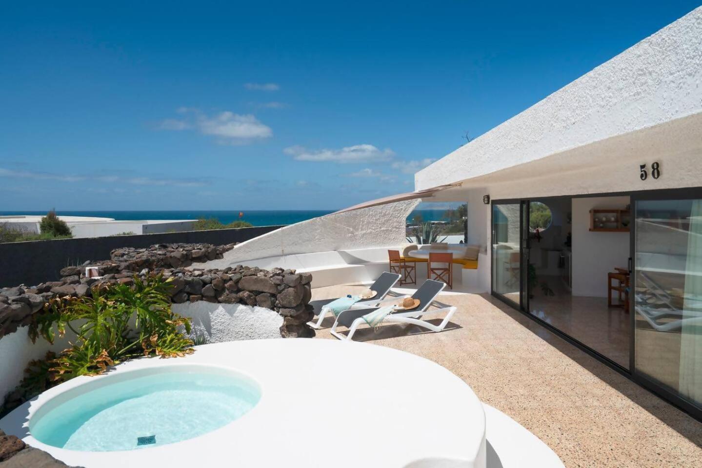 Lanzarote Famara Beach Bungalow Kültér fotó